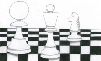 Rysunek, Patrycja Dzielendziak, 12 lat, Obóz szachowy, Sokołowsko, 4-14.07.2018,