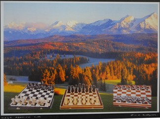 2 Ogólnopolska Wystawa Pokonkursowa „Królewska gra w szachy” 2021. Maja Adamiuk. Zdjęcie – Ewa Felsztyńska-Korpalska.