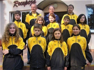 Ekipa dolnośląska. Ogólnopolska Olimpiada Młodzieży, Sielpia, 2009.