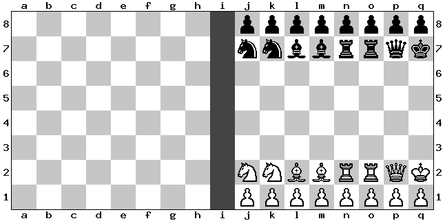 Korpalski Chess - przykładowa partia.